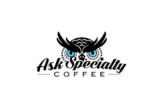 design minimalist food cafe, restaurant and coffee shop logo