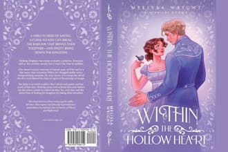 craft a unique romance book cover design for amazon KDP or print