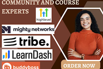 setup mighty networks, tribe, buddyboss community platform, gohighlevel