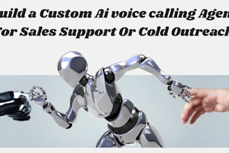 build a custom ai voice agent for cold calling sales or customer support