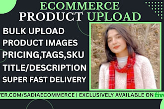 add or upload products and import csv file on your store