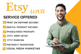 get etsy SEO, etsy digital product store, etsy digital planner, etsy listing