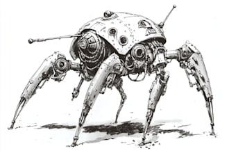 draw warhammer illustration based on your description