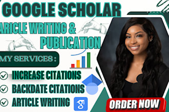 increase your google scholar citations, publish in a peer reviewed journal