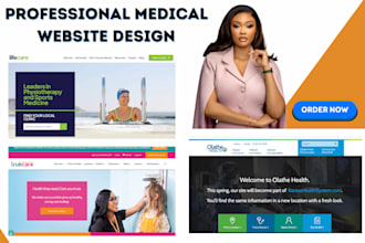 design homecare website, healthcare website, dental, assisted living website