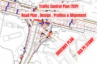 design traffic control plan tcp for any road