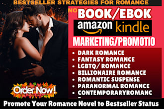 amazon kindle ebook promotion romance erotica book marketing sales funnel