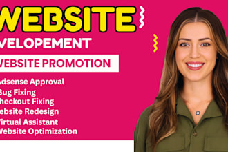create shopify sellfy wix wordpress website design fix google adsense approval