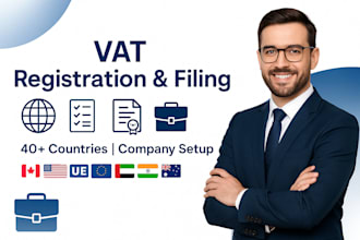 do company registration and vat for belgium iceland, malta greece slovenia peru