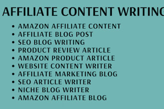 write seo articles, affiliate marketing blog content, long form blog that ranks