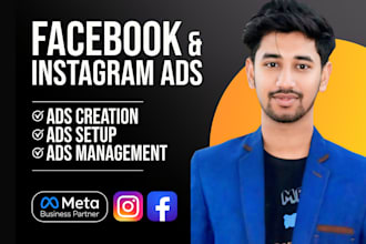 setup and manage facebook ads campaigns, instagram ads, fb and meta advertising