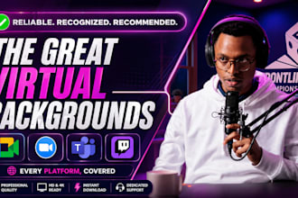 custom virtual background for zoom twitch and teams
