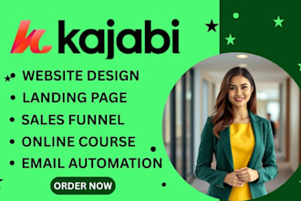 build kajabi website kajabi online course or landing page