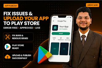 fix and upload app to play store