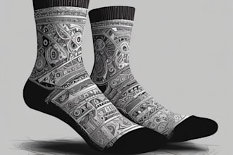 design cool socks with personality