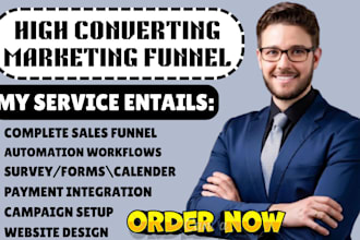 build ghl website automation clickfunnels