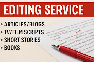 edit and enhance your fiction and scripts