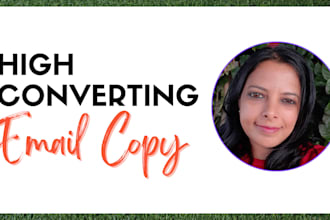 do compelling email copywriting to drive sales