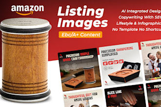 design high converting amazon product listing and a plus content