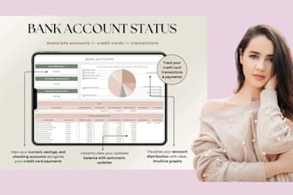 create custom spreadsheet template, budget planner for etsy digital store
