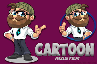 do stunning cartoon, mascot, or character logo design