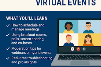 train your team on zoom or teams for virtual events