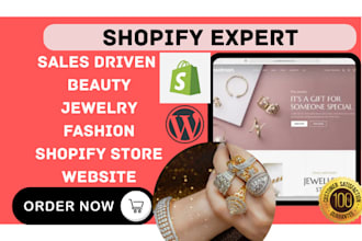 design jewelry store shopify marketing jewelry sales jewelry advertising website