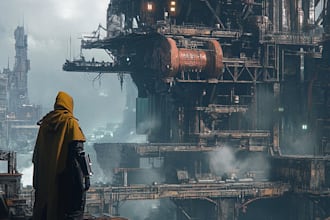 do a amazing science fiction city, cyberpunk, fantasy art