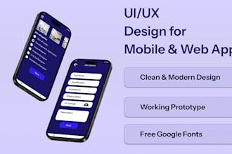 do mobile app website prototype and ui ux design