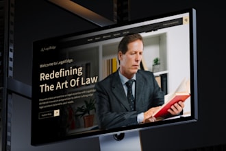 design attorney lawyer notary legal and law firm wordpress website design