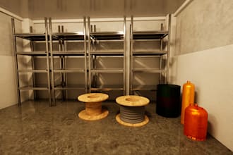 make 3d model props game ready and optimized