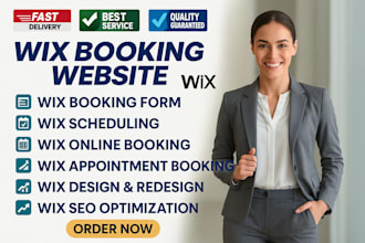 setup wix booking and scheduling fix wix setup wix website maintenance wix blog