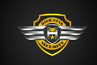 do amazing startup, technology and security logo