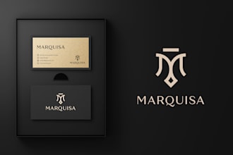do modern minimalist luxury business logo design