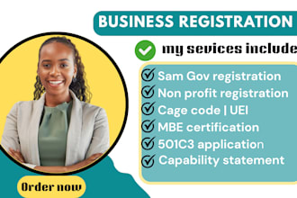 do sam gov registration non profit, get uei cage code 501c3 mbe sba 8a wosb
