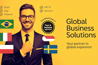 do vat company registration for brazil italy netherlands poland sweden denmark