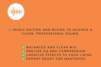 edit and mix your music for a clean, professional sound