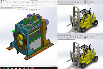 parametric 3d cad model for mechanical part solidworks prototype design 3d print