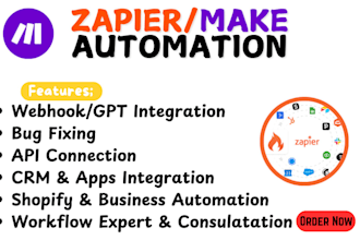 setup fix make com integromat zapier api webhook n8n made com automation expert