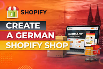 build a professional german shopify online store website
