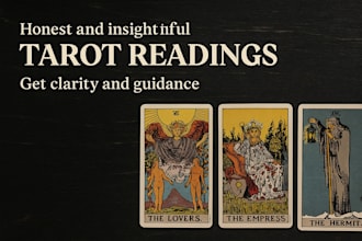 give you an honest tarot reading in 24h with guidance in PDF