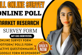 reach 1000 online survey respondent to fill online survey form polls research