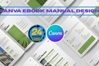 design canva ebook training manual kdp journal planner booklet design workbook
