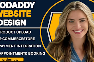 design or redesign your godaddy website professionally