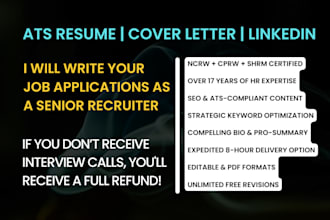 provide professional resume writing services, resume and cover letter