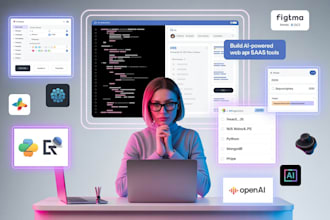 develop or clone ai software developer, web app, pos, crm,erp, mlm, saas app,lms