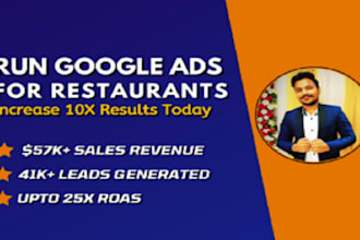 run google ads for restaurants, cloud kitchens  catering, local food delivery