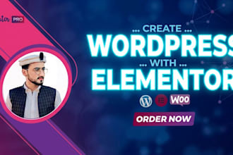 build a premium wordpress website using elementor pro