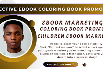do coloring book promotion, children book marketing, amazon KDP book promotion