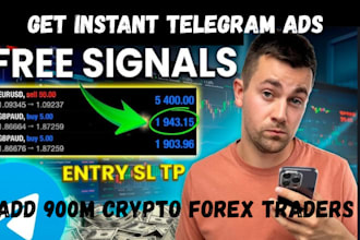 ensure instant approval, telegram ads get 90m forex traders, telegram promotion